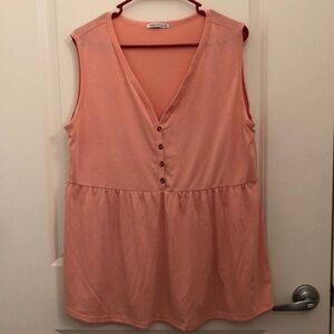 Pinkmstyle XL Pink sleeveless top